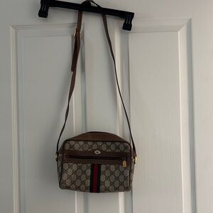 Vintage Gucci GG Supreme Web Sherry Line Shoulder Bag